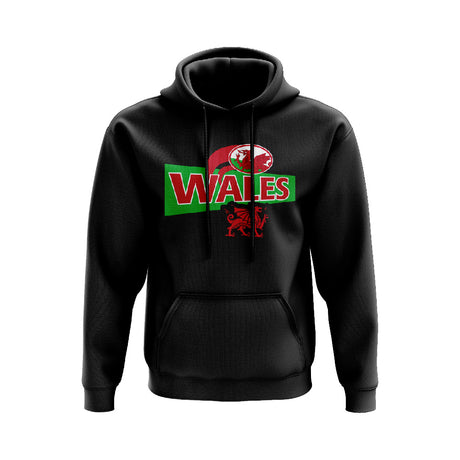 Wales Rugby National Team Hoody (Black)_0