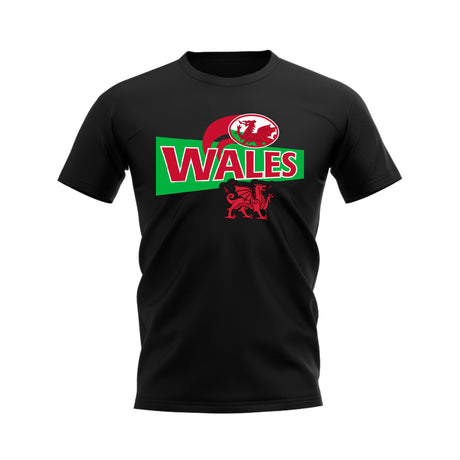 Wales Rugby National Team T-Shirt (Black)_0