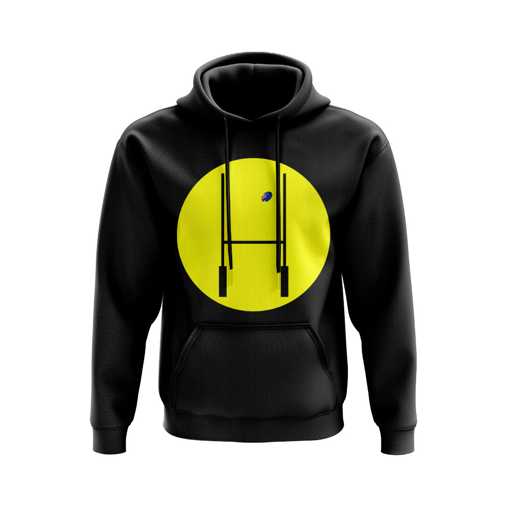 Australia Rugby Posts Circle Hoody (Black)_0