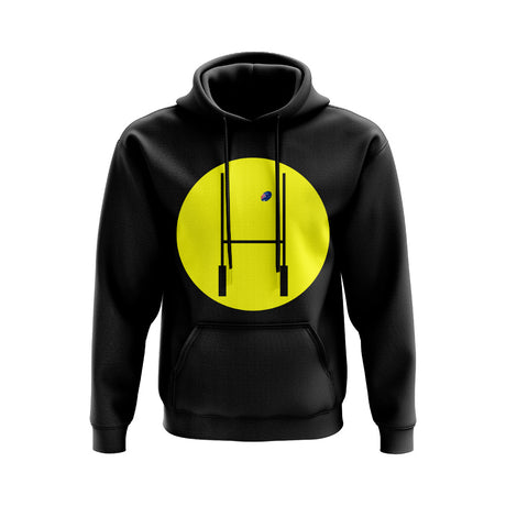 Australia Rugby Posts Circle Hoody (Black)_0