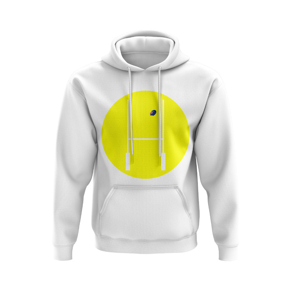 Australia Rugby Posts Circle Hoody (White)_0