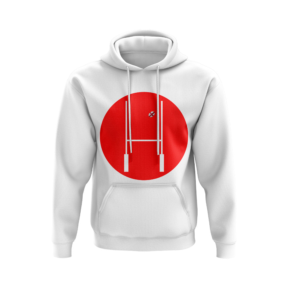 England Rugby Posts Circle Hoody (White)_0