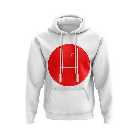 England Rugby Posts Circle Hoody (White)_0