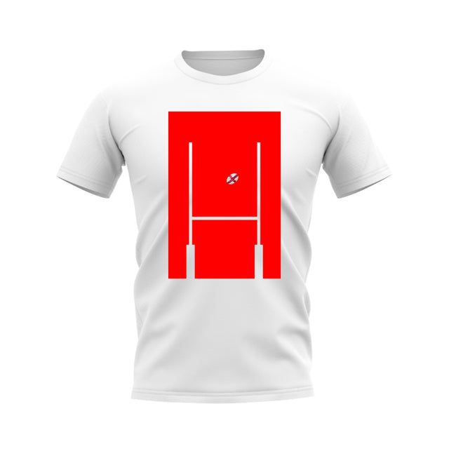 England Rugby Posts T-Shirt (White)_0