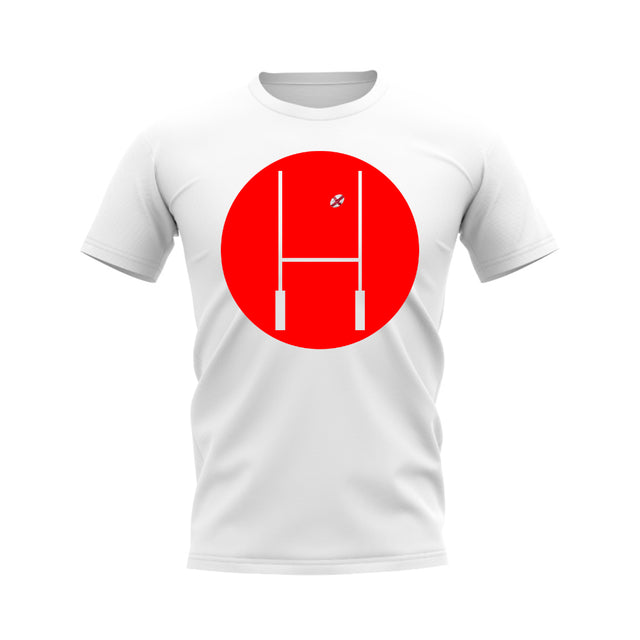 England Rugby Posts Circle T-Shirt (White)_0