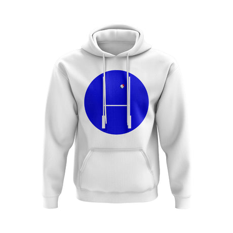 France Rugby Posts Circle Hoody (White)_0