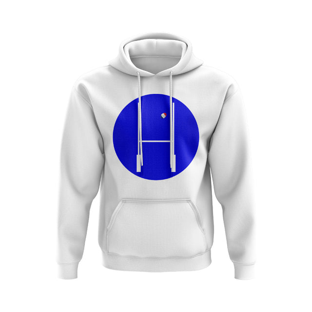 France Rugby Posts Circle Hoody (White)_0