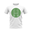 Ireland Rugby Posts Circle T-Shirt (White)_0