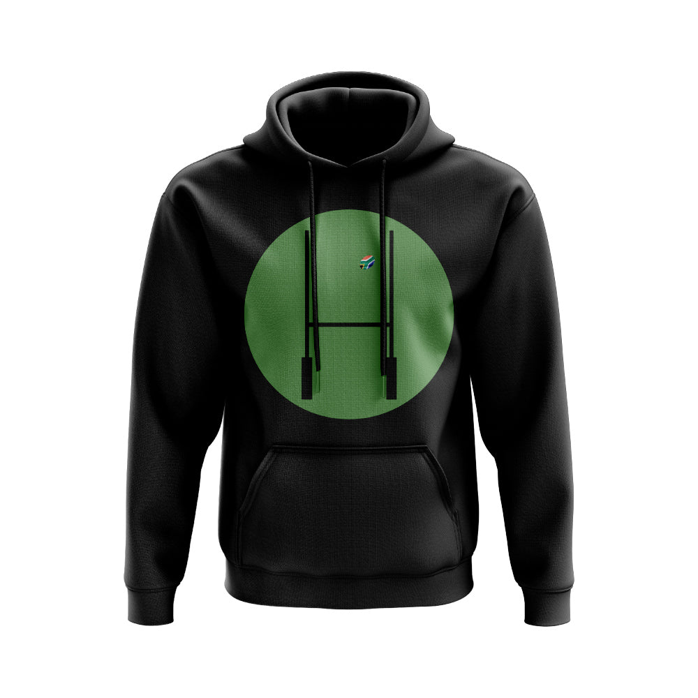 South Africa Rugby Posts Circle Hoody (Black)_0