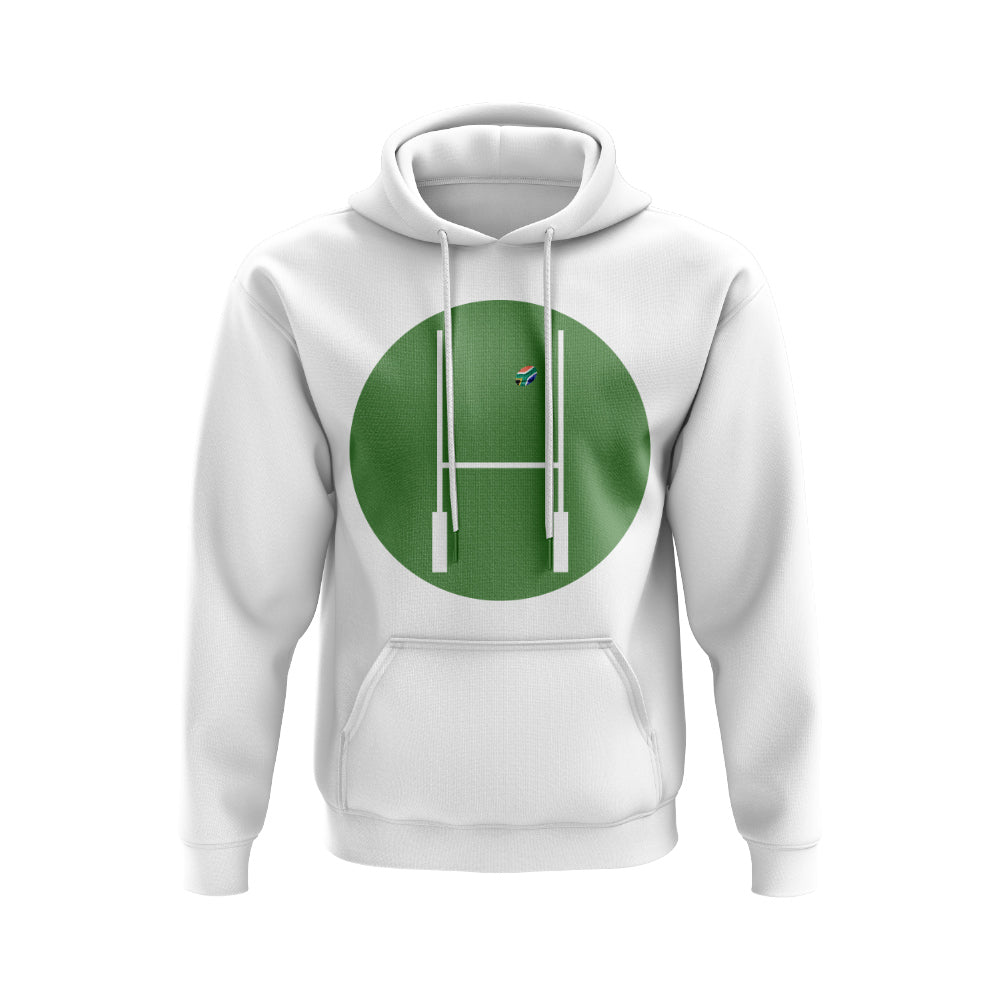 South Africa Rugby Posts Circle Hoody (White)_0