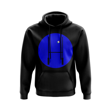 Italy Rugby Posts Circle Hoody (Black)_0