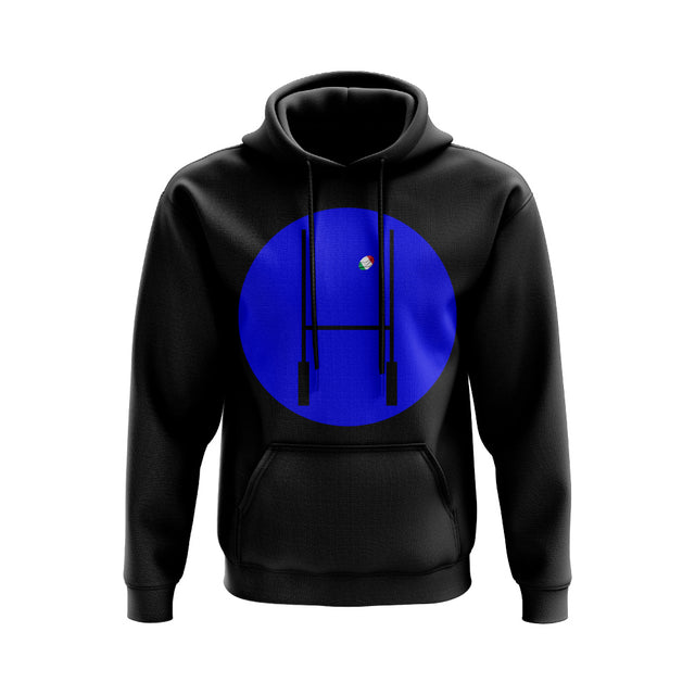 Italy Rugby Posts Circle Hoody (Black)_0