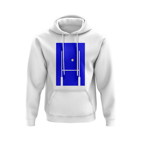 Italy Rugby Posts Hoody (White)_0