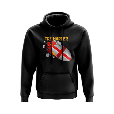 England Try Harder Rugby Hoody (Black)_0