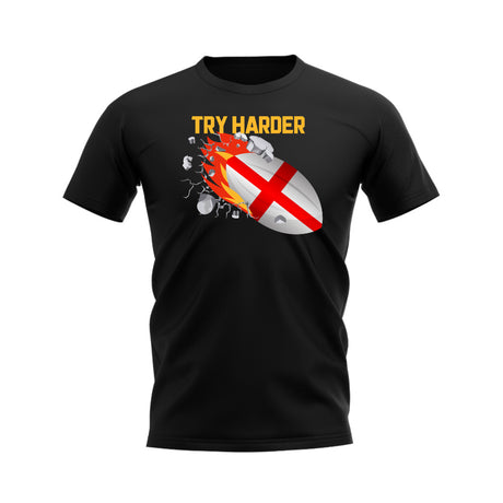 England Try Harder Rugby T-Shirt (Black)_0