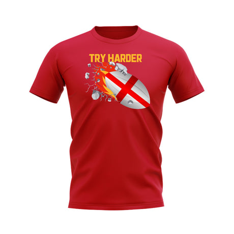 England Try Harder Rugby T-Shirt (Red)_0