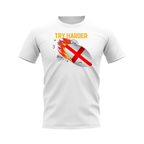 England Try Harder Rugby T-Shirt (White)_0