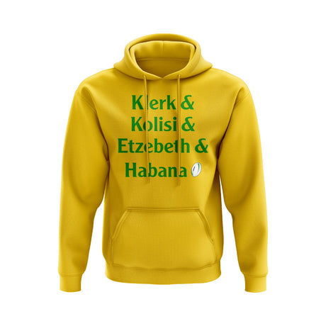 Klerk, Kolisi, Etzebeth, Habana Springboks Rugby Hoody (Yellow)_0