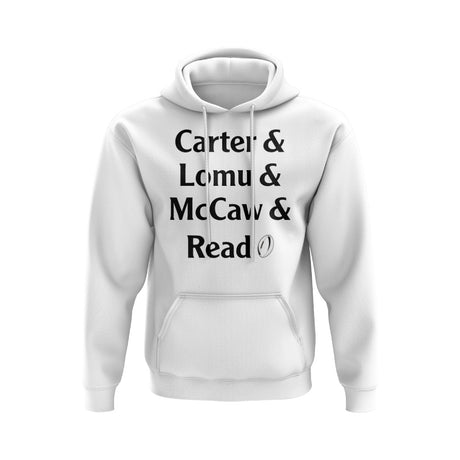 Carter, Lomu, McCaw, Read All Blacks Rugby Hoody (White)_0