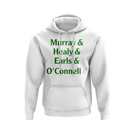 Sexton, O\'Driscoll, Best,  O\'Gara Ireland Rugby Hoody (White)_0