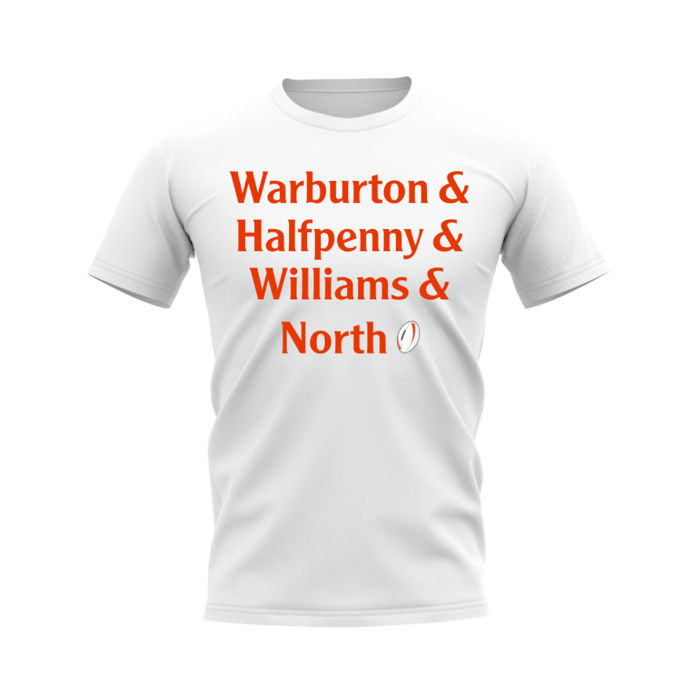 Warburton, Halfpenny, Williams, North Wales Rugby T-Shirt (White)_0