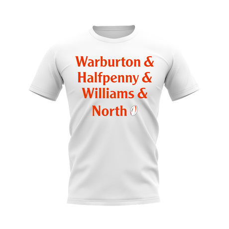 Warburton, Halfpenny, Williams, North Wales Rugby T-Shirt (White)_0