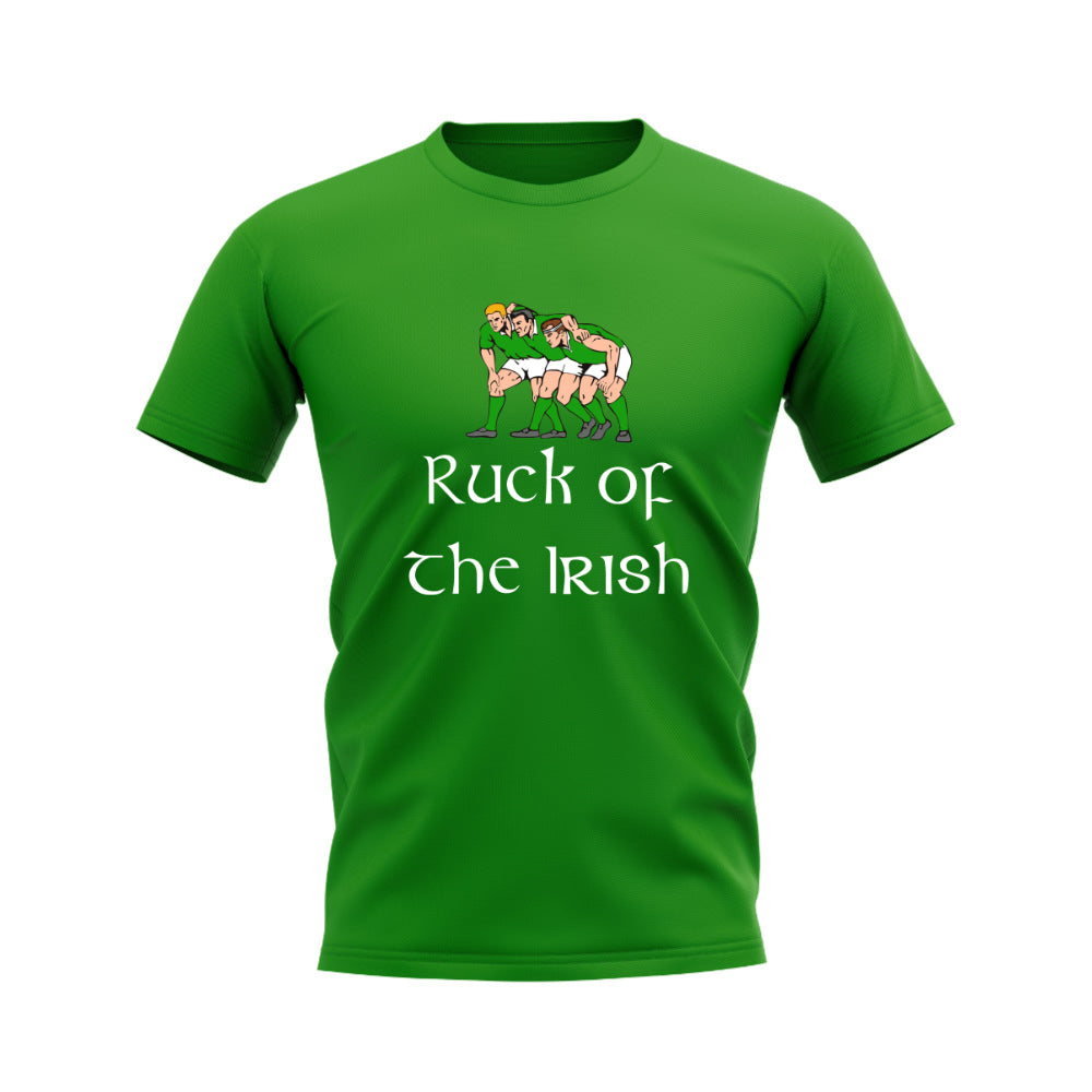 Ruck of the Irish Rugby T-Shirt (Green)_0