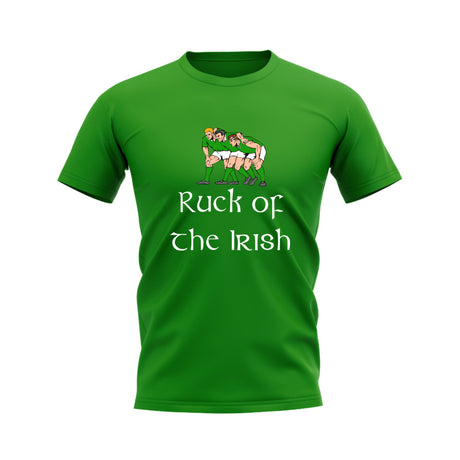 Ruck of the Irish Rugby T-Shirt (Green)_0