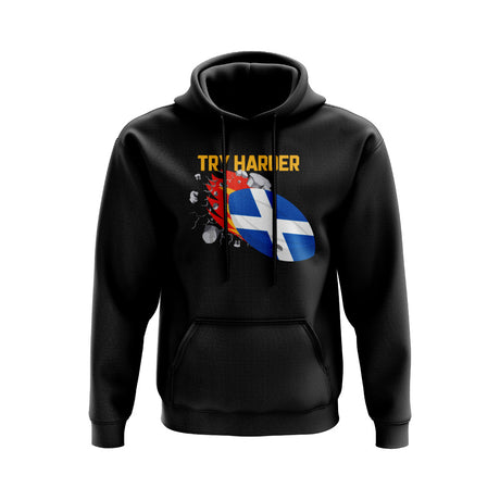 Scotland Try Harder Rugby Hoody (Black)_0