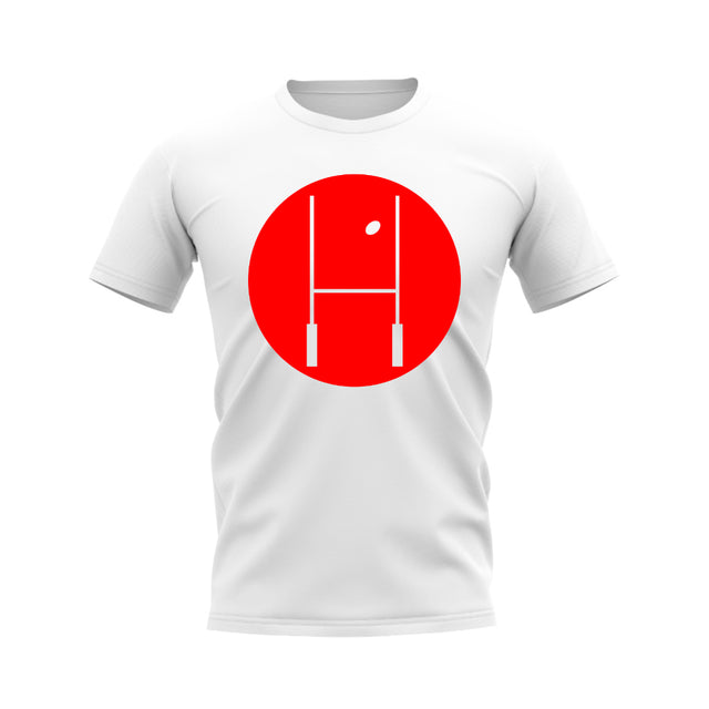 Between The Posts Red Circle Rugby T-Shirt (White)_0