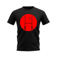 Between The Posts Red Circle Rugby T-Shirt (Black)_0