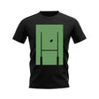 Between The Posts Green Logo Rugby T-Shirt (Black)_0