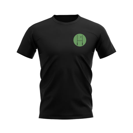Between The Posts Green Badge Rugby T-Shirt (Black)_0