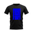 Between The Posts Blue Logo Rugby T-Shirt (Black)_0
