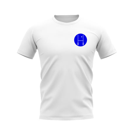 Between The Posts Blue Badge Rugby T-Shirt (White)_0