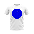 Between The Posts Blue Circle Rugby T-Shirt (White)_0