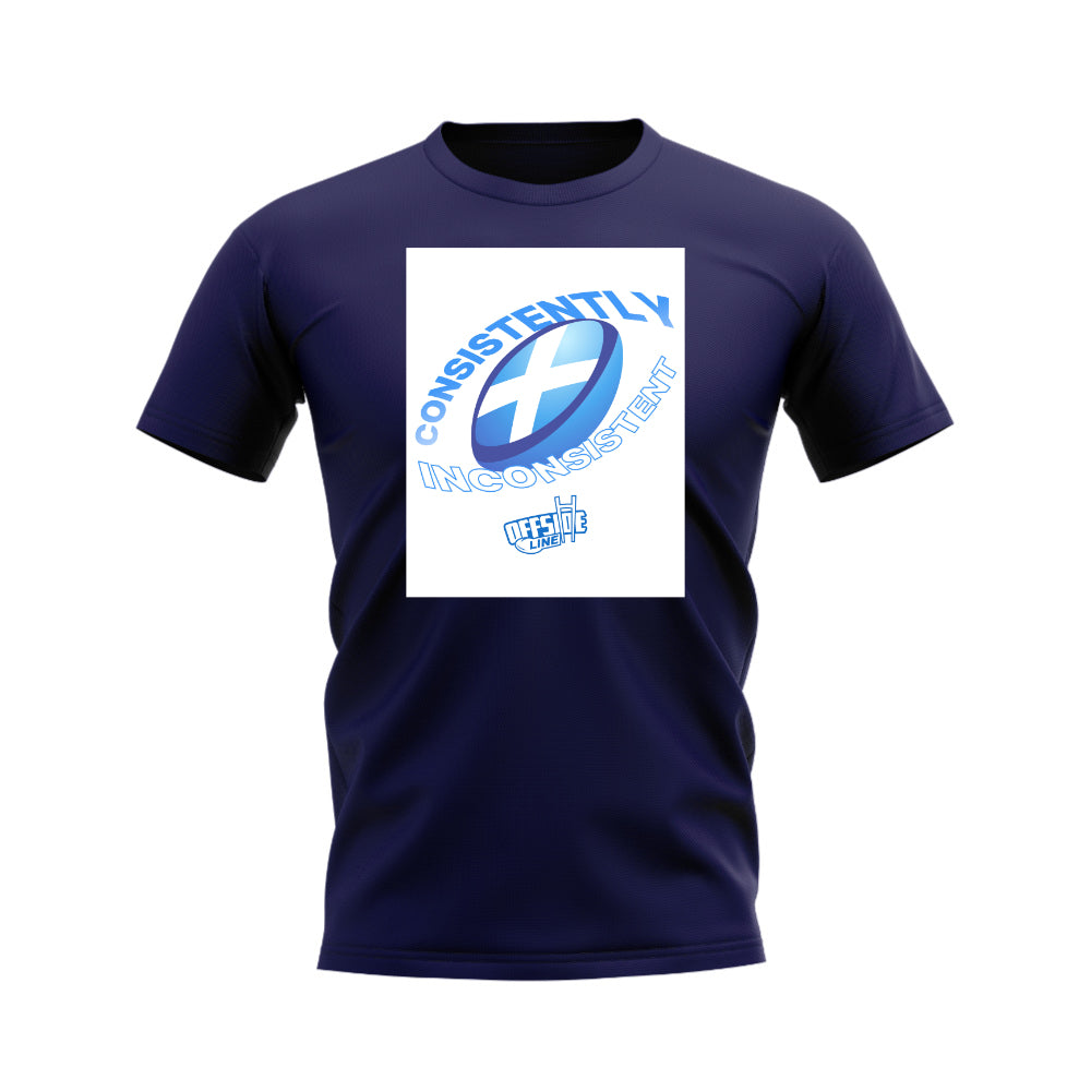 Scotland Consistently Inconsistent T-Shirt (Navy)_0