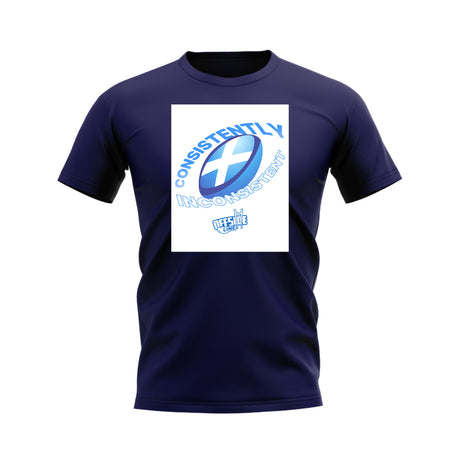 Scotland Consistently Inconsistent T-Shirt (Navy)_0