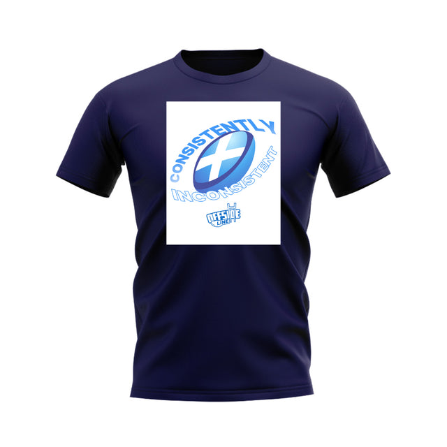 Scotland Consistently Inconsistent T-Shirt (Navy)_0