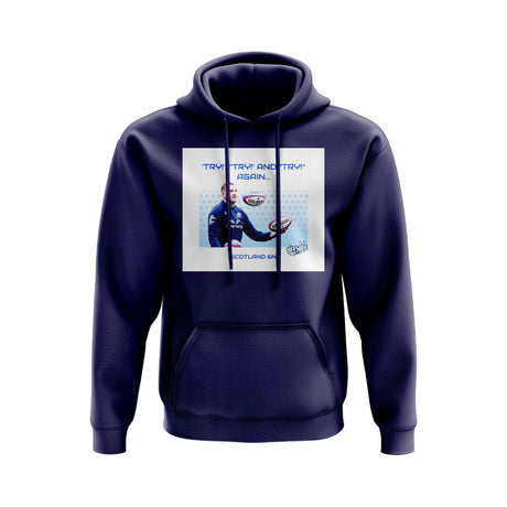 Try, Try and Try Again Finn Russell Scotland Hoody (Navy)_0