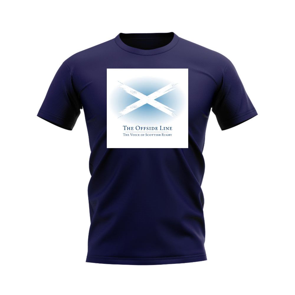 The Offside Line Scottish Rugby T-Shirt (Navy)_0