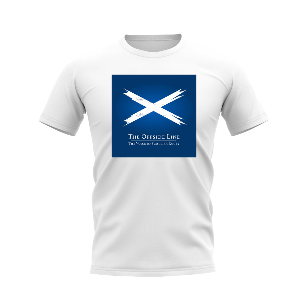 The Offside Line Scottish Rugby T-Shirt (White)_0