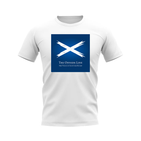 The Offside Line Scottish Rugby T-Shirt (White)_0