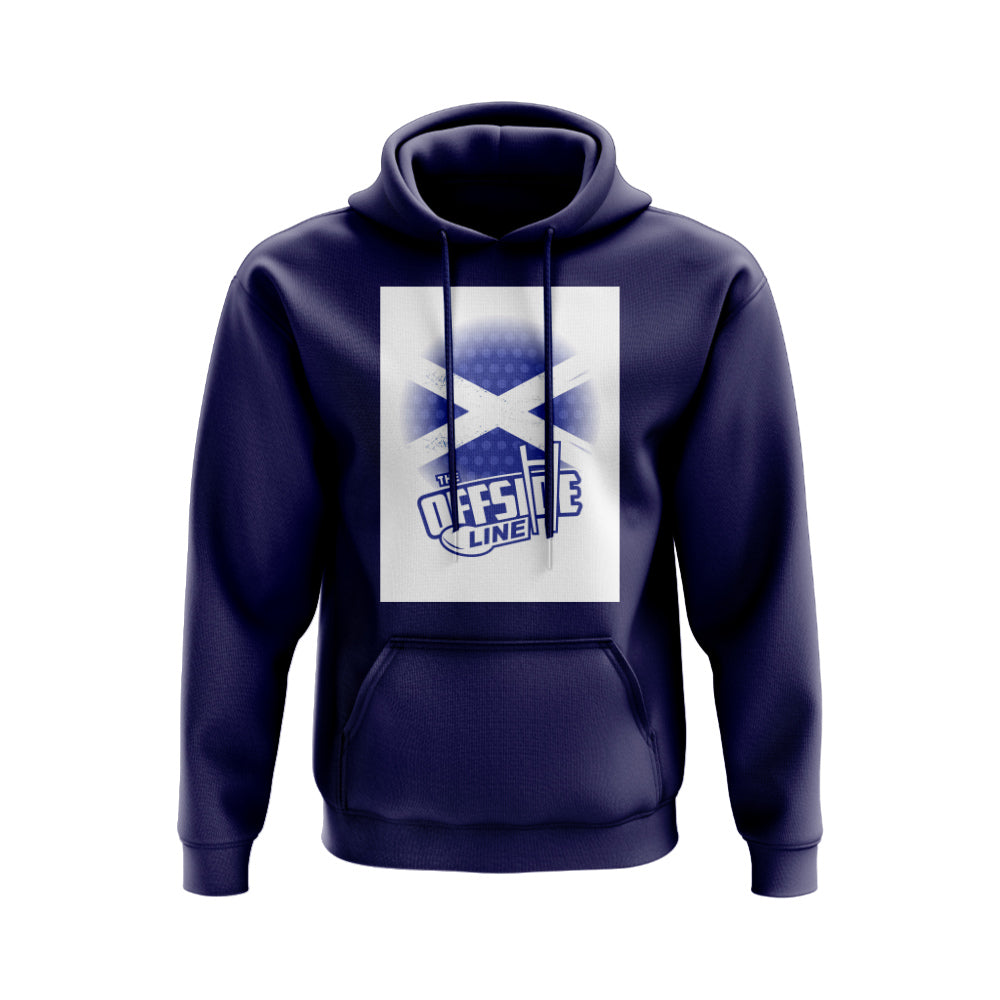 The Offside Line Scotland Flag Hoody (Navy)_0