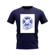The Offside Line Scotland Rugby Ball T-Shirt (Navy)_0