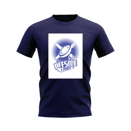 The Offside Line Scotland Rugby Ball T-Shirt (Navy)_0