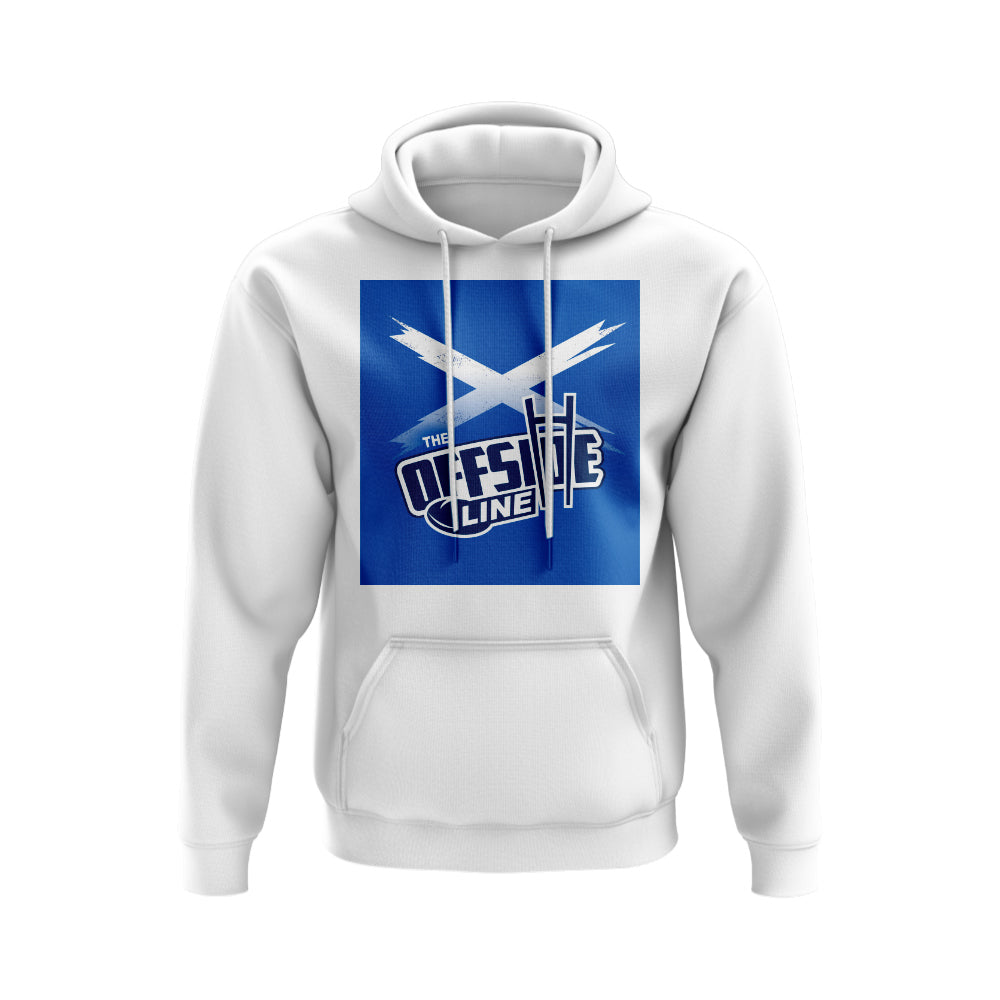 The Offside Line Scotland Flag Hoody (White)_0