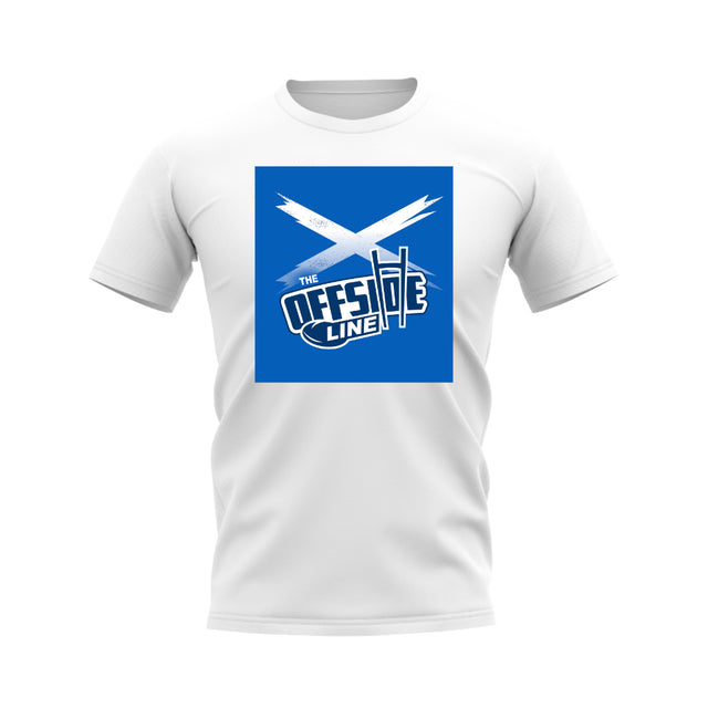 The Offside Line Scotland Flag T-Shirt (White)_0