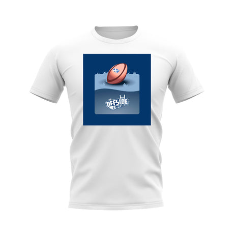 The Offside Line Scotland Rugby Pitch T-Shirt (White)_0