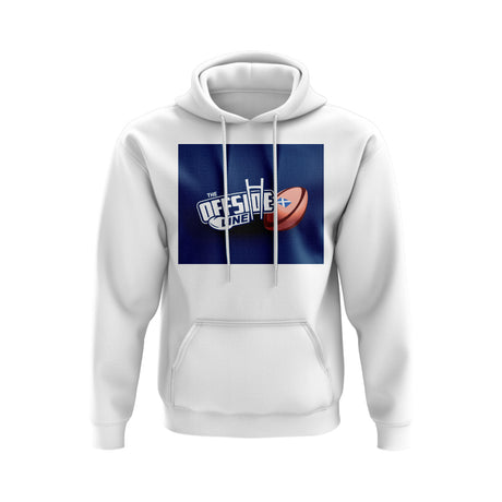 The Offside Line Rugby Ball Logo Hoody (White)_0